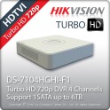 HIKVISION DS-7104HGHI-F1 Καταγραφικό 4 καναλιών HD-TVI